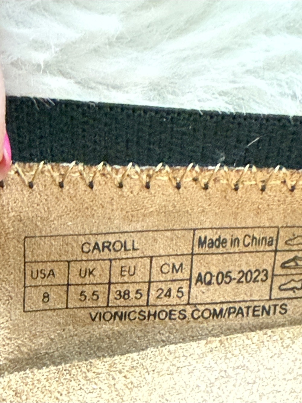 Vionic Caroll Orthotic Leather Ballet Flats - Picture 2 of 9
